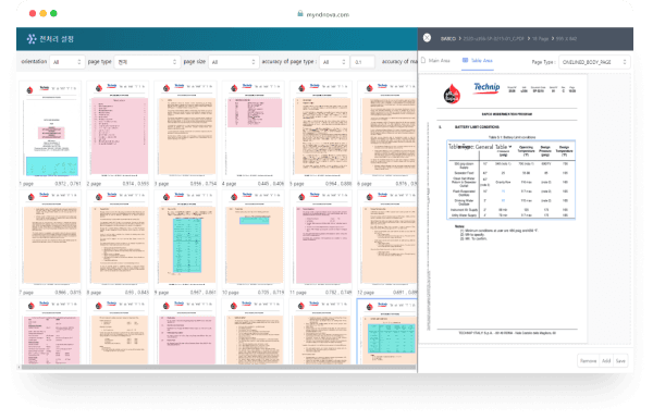 Advanced Recognition of Unstructured Tables